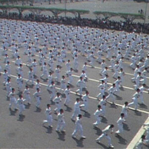 建國高中、師大附中集體武術練習表演