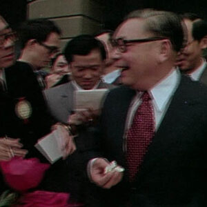 蔣經國總統接受記者訪問