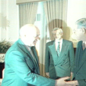 前蘇聯總統戈巴契夫訪臺