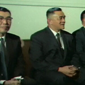 行政院副院長蔣經國訪美歸國