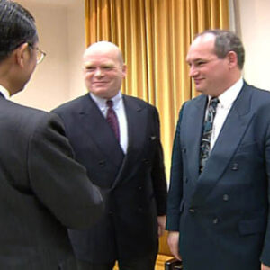 行政院院長連戰接見外賓