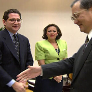 行政院院長連戰接見外賓