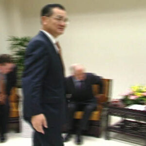 行政院院長連戰接見外賓