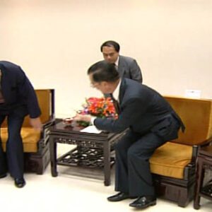 行政院院長連戰接見外賓