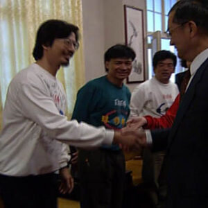 行政院院長連戰接見1993年喜馬拉雅山穆朗瑪峰中華民間登山隊