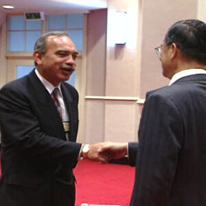 行政院院長連戰接見外賓