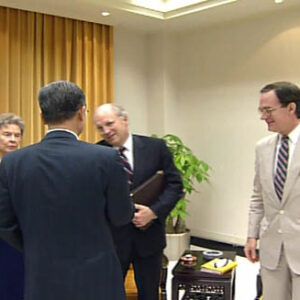 行政院院長連戰接見美國前國防部長錢尼、前駐聯合國大使柯克派屈克夫人