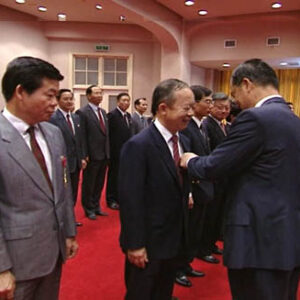 行政院院長連戰出席82年行政院服務獎章頒獎典禮