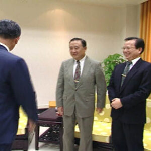 行政院院長連戰接見外賓