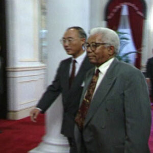 行政院院長連戰接見南非共和國非洲民族議會副主席席蘇魯