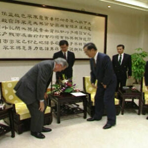 行政院院長連戰接見外賓