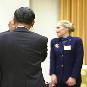 行政院院長連戰接見美國加州州長威爾遜