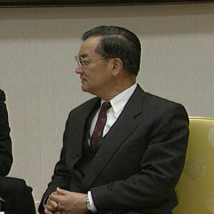 行政院院長連戰接見英國鐵行輪船公司董事長及歐體船東協會總裁司徒林