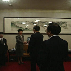 行政院院長連戰接見美國228遺族回國訪問團郭勝華女士一行