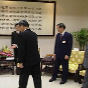 行政院院長連戰接見馬來西亞國際貿易暨工業部長拉菲達雅茲