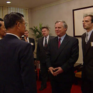 行政院院長連戰接見前蘇聯總理芮茲柯夫