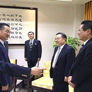 行政院院長連戰接見倫敦國際戰略研究所齊普曼博士