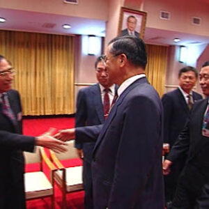 行政院院長連戰接見亞洲臺灣商會聯合總會代表