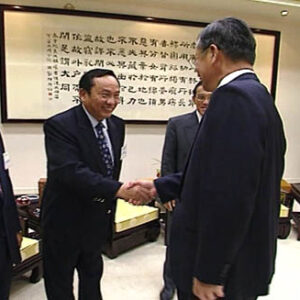 行政院院長連戰接見印尼商工總會主席阿布瑞薩