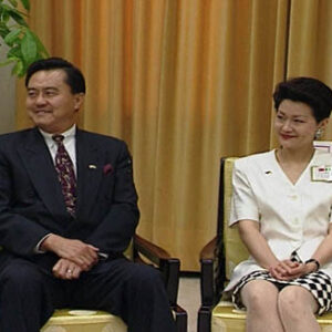 行政院院長連戰接見聖文森外交暨觀光部長亞倫