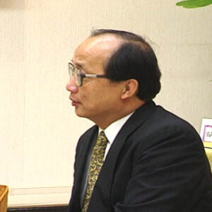 行政院院長連戰接見英國「每日電訊」中國區特派員哈金斯