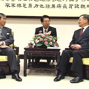 行政院院長連戰接見日本眾議員石原慎太郎