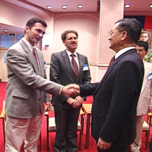 行政院院長連戰接見1994年國際鑑識科學研討會與會各團代表