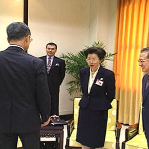 行政院院長連戰接見美國華盛頓州州長邁克羅瑞