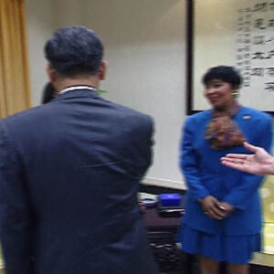 行政院院長連戰接見美國聯邦眾議員詹森