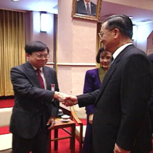 行政院院長連戰接見美加地區大專院校聯合校友會負責人訪問團