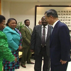 行政院院長連戰接見外賓