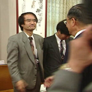 行政院院長連戰接見日本產經新聞駐華分社主任小澤昇