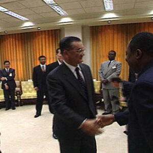 副總統兼行政院院長連戰接見海地共和國眾議院議長巴斯田