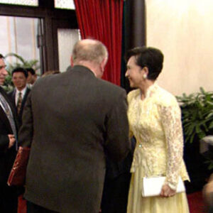 副總統兼行政院院長連戰接見烏克蘭基輔大學校長史科賓科夫婦及外事處長Prof.Bekh