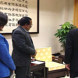 副總統兼行政院院長連戰接見多明尼加共和國新任駐華大使桑契斯