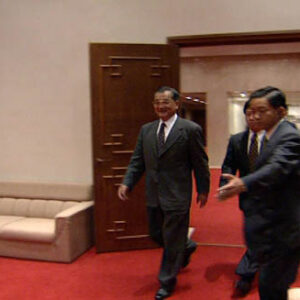 副總統兼行政院院長連戰接見愛爾蘭都柏林大學三一學院院長米企爾博士及教務長梅斯