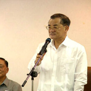 副總統兼行政院院長連戰巡視雲林地區