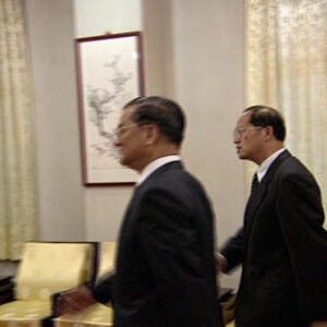 副總統兼行政院院長連戰接見義大利「視野週刊」國際版主任Luigi Offeddu