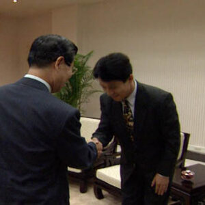 行政院院長蕭萬長接見日本交流協會會長服部禮次郎