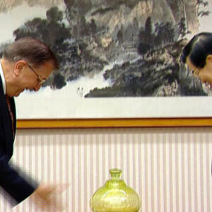 行政院院長蕭萬長接見美國在臺協會前理事主席白樂崎