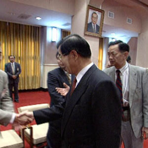 行政院院長蕭萬長接見接見日本主要媒體訪問團