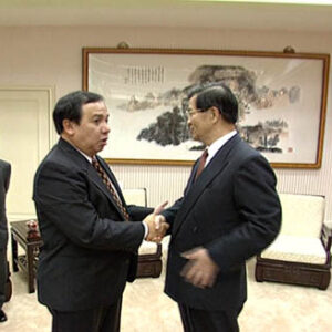 行政院院長蕭萬長接見蘇比克灣開發管理中心主席Richard J.Gordon先生