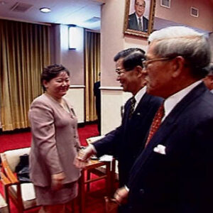 行政院院長蕭萬長接見華文新聞傳播界訪問團