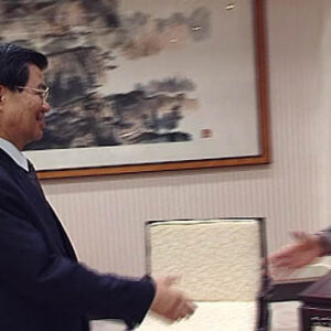 行政院院長蕭萬長接見萬士達總裁Selander先生