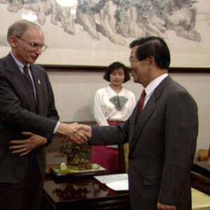 行政院院長蕭萬長接見亞洲基金會董事William Fuller先生