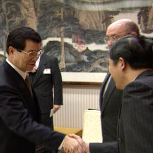 行政院院長蕭萬長接見巴拿馬勞工部長杜恩斯