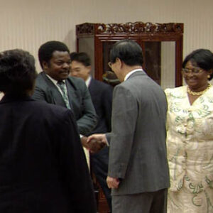 行政院院長蕭萬長接見馬拉威農業部長班達夫婦