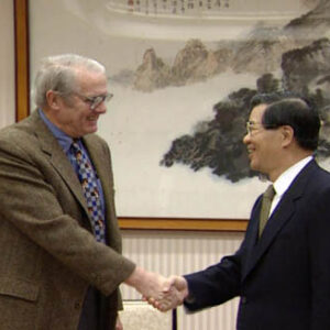 行政院院長蕭萬長接見李潔明大使