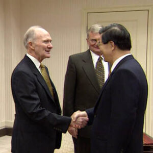 行政院院長蕭萬長接見外賓