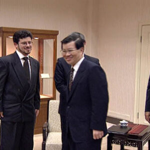 行政院院長蕭萬長接見CSIS臺北圓桌會議與會外賓